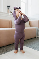 Jamie Kay Mauve organic cotton modal leggings baby