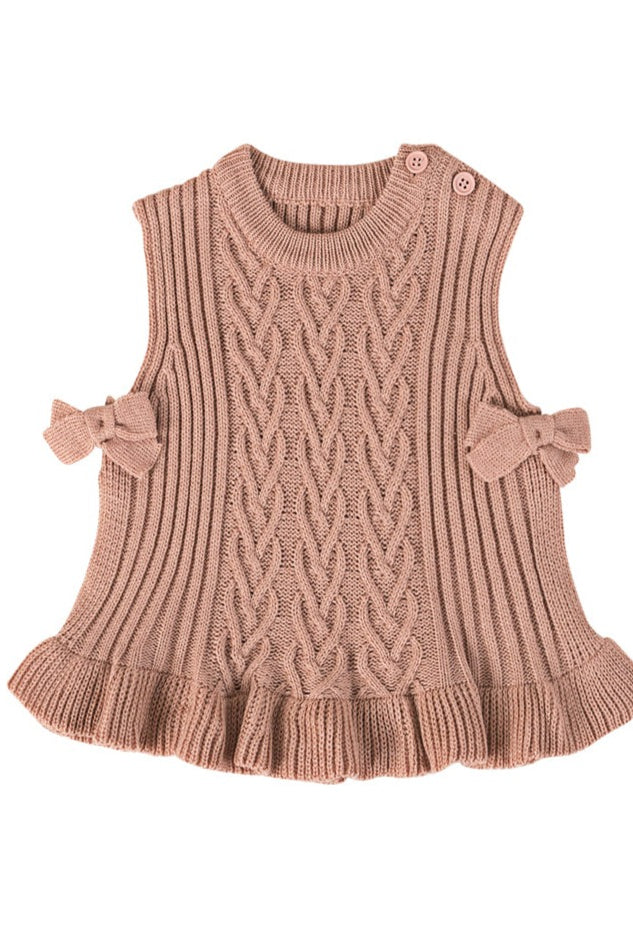 Toddler knitted vest