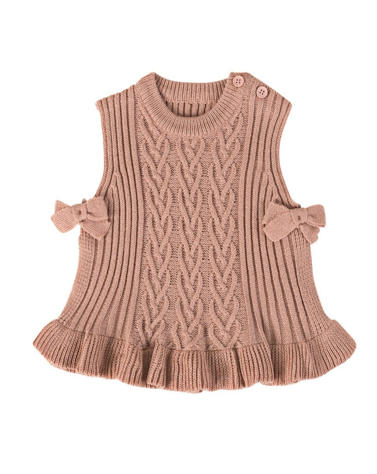 Toddler knitted vest