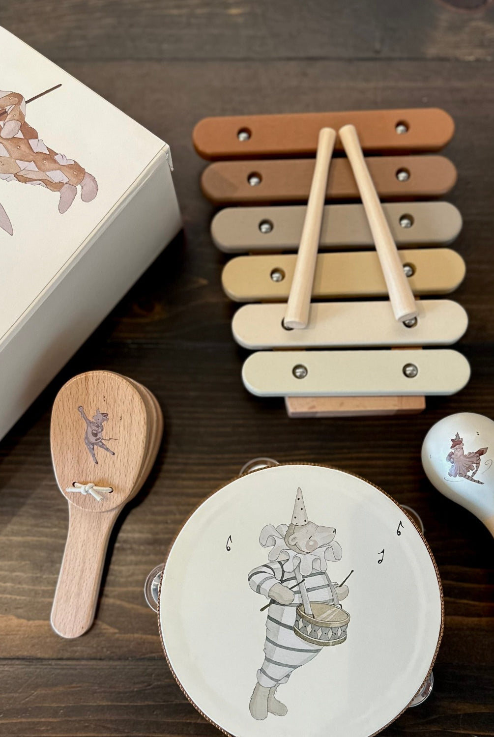 Baby wooden music set high quality
