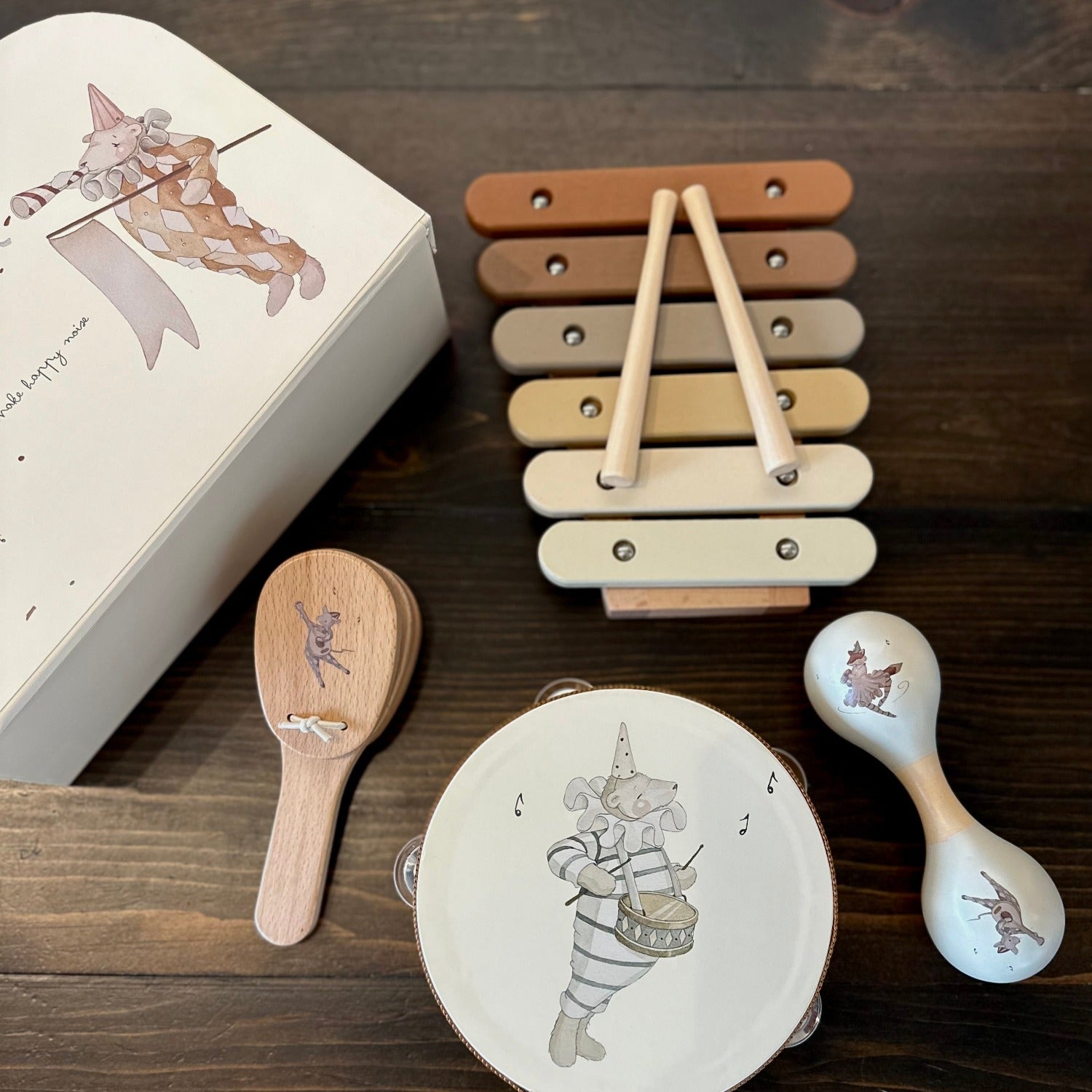 Baby wooden music set high quality