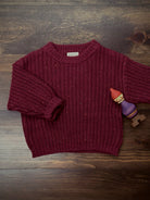 Toddler chunky sweater