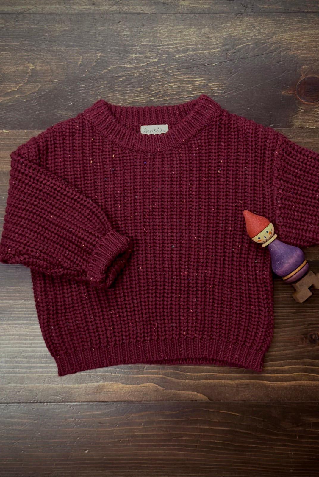 Toddler chunky sweater