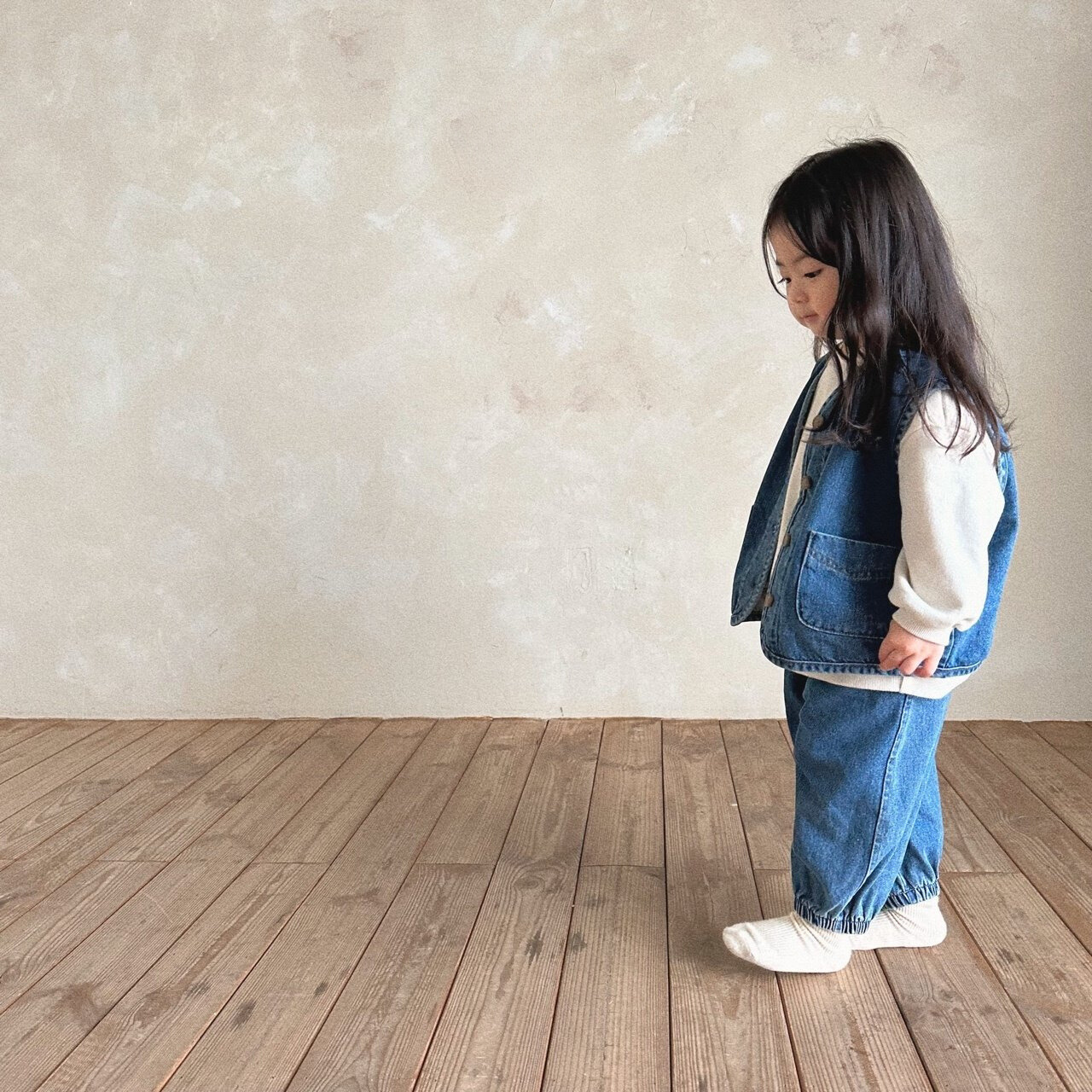 Toddler denim pants life pic