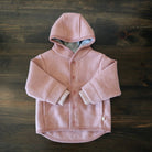 Disana boiled merino wool jacket in rose