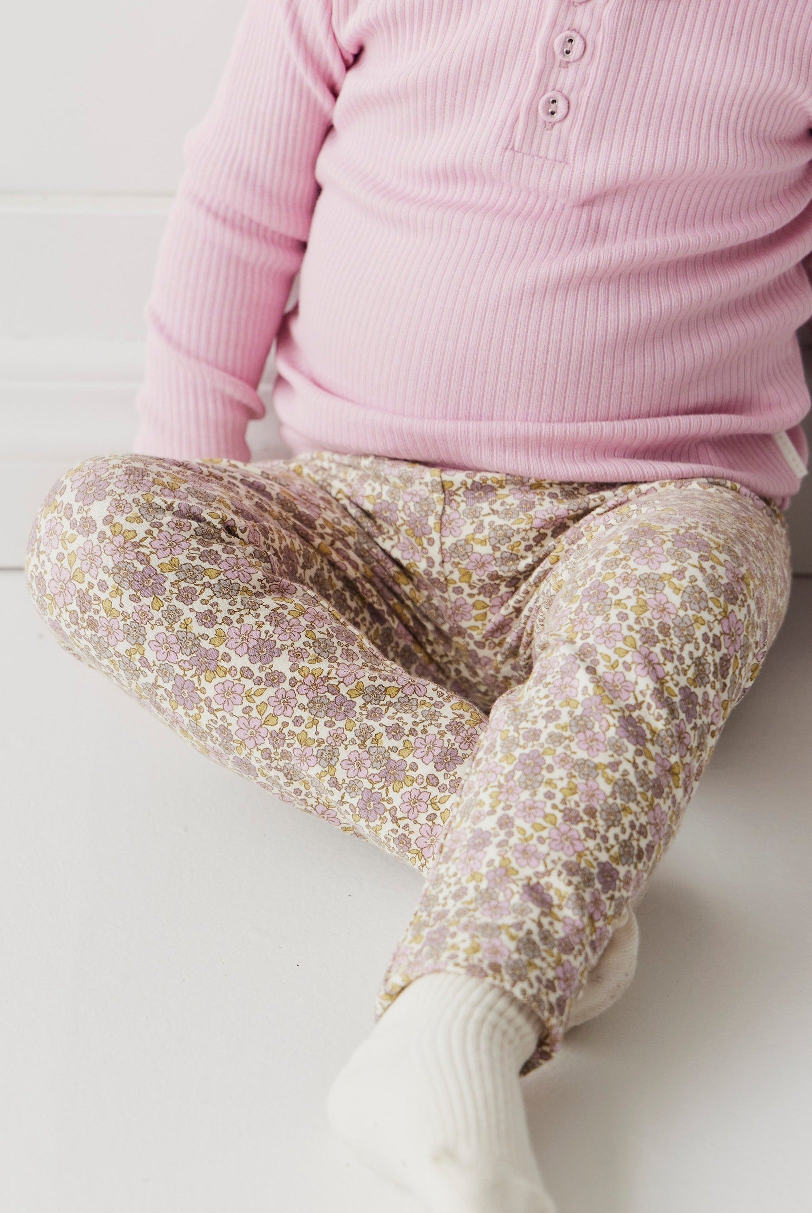 Toddler floral leggings