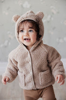Cute teddy bear toddler jacket