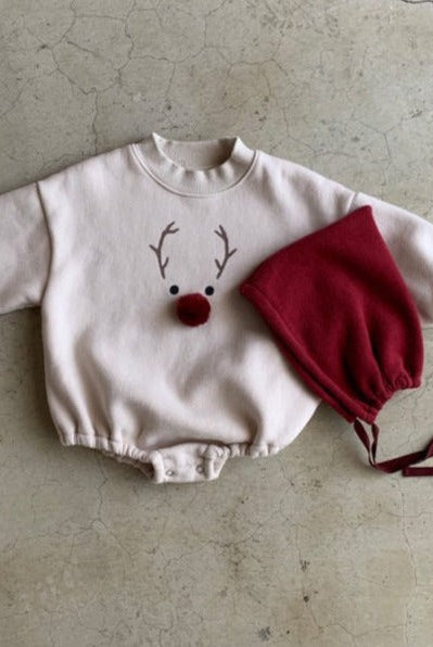 Baby Christmas bubble romper