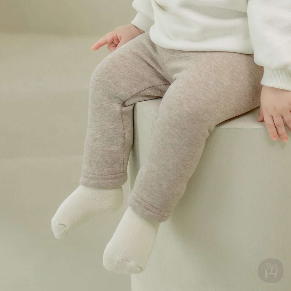 Basic winter Fleece Lined leggings 6 36M Petit Chou