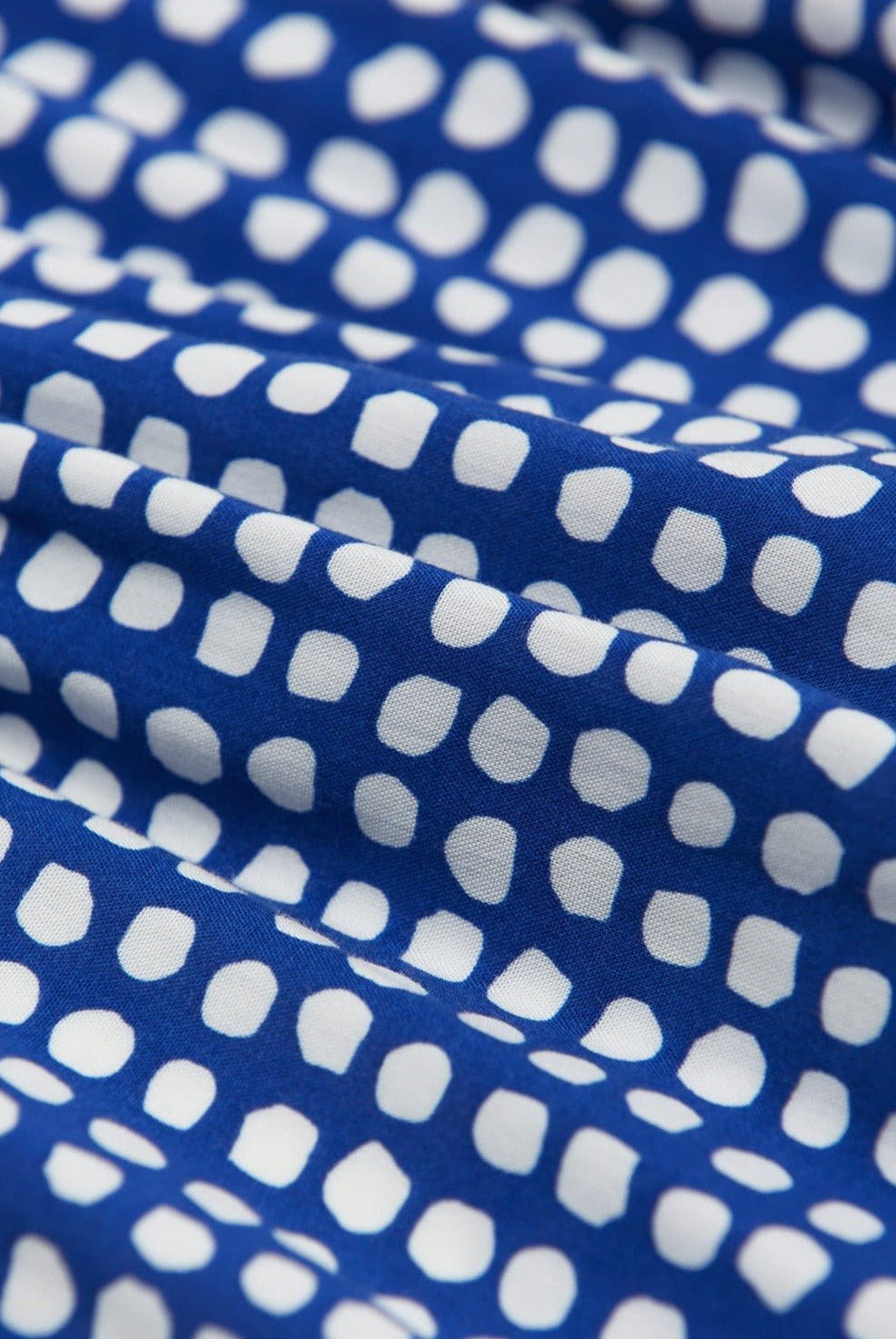 Arsène et Les Pipelettes -Baby Polka dot Print blue overall fabric