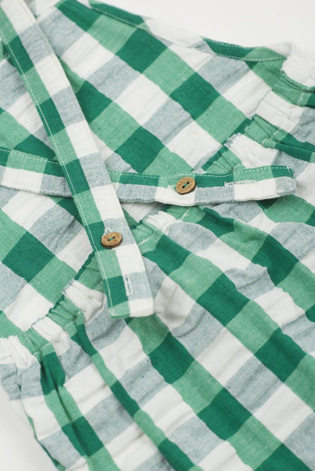baby summer overall gingham